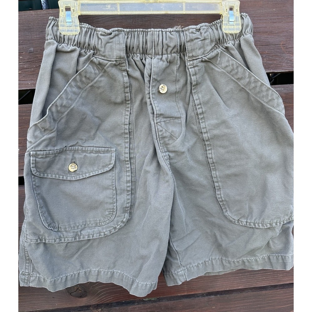 Ocean Pacific Op Vintage Logo‎ Brown Skater Shorts Cotton Elastic Waist *Sz M